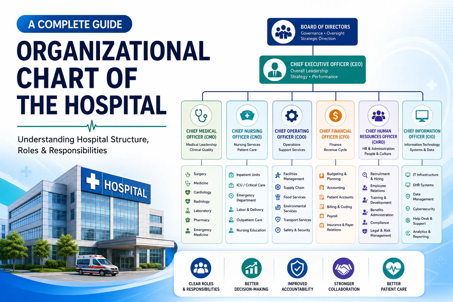 Organizational Chart Of The Hospital